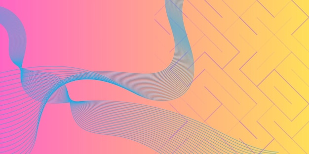 Futuristische abstracte achtergrond met gloeiende lijnen en hightech vibes Uitstekend voor technologie hen