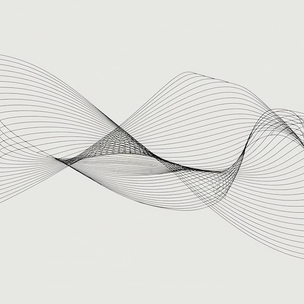 Futuristische achtergronden met golflijnen en digitale grafische elementen