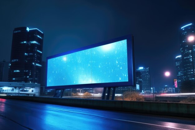 Futuristische Billboard Mockup en Outdoor Advertising