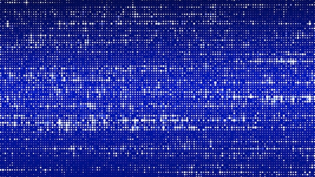 Futuristische blauwe stippen achtergrond Cyber achtergrond met deeltjes verschillende grootte Technologie deeltjes illustratie 3D-rendering