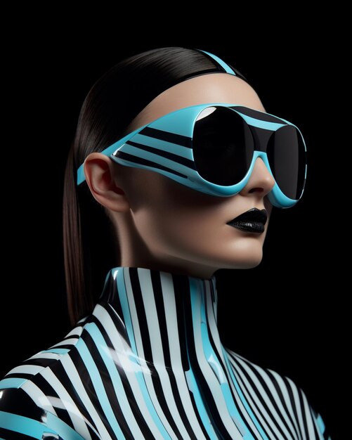 futuristische moderne model stijl mode