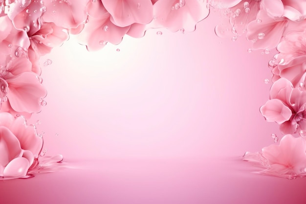 Futuristische roze golvende soepel vloeiende hd wallpaper achtergrond