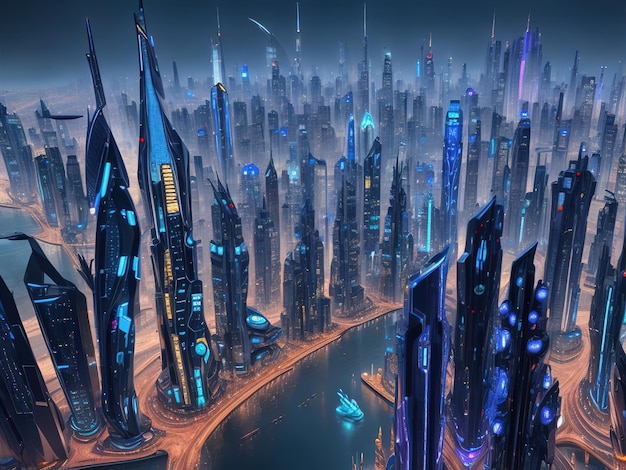 Futuristische stad