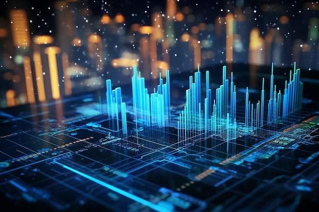 Futuristische technische data-analyse