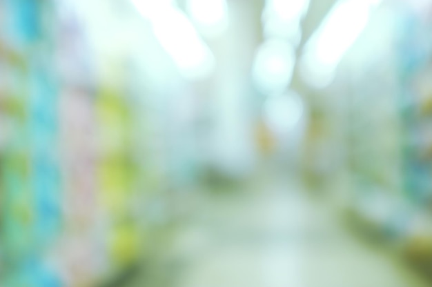 Fuzzy supermarket photo