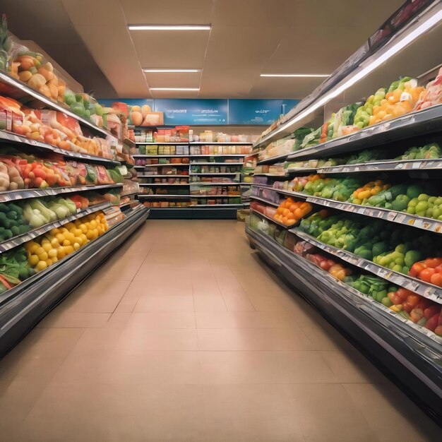 Fuzzy supermarket photo