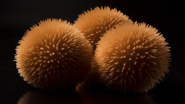 Fuzzy Tan Allure Stretchy Rubber Balls in Interesting Display