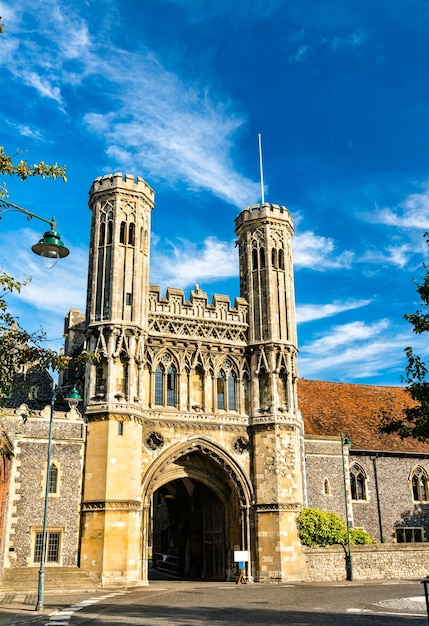 The Fyndon Gate of St. Augustine Abbey in Canterbury Kent, UK