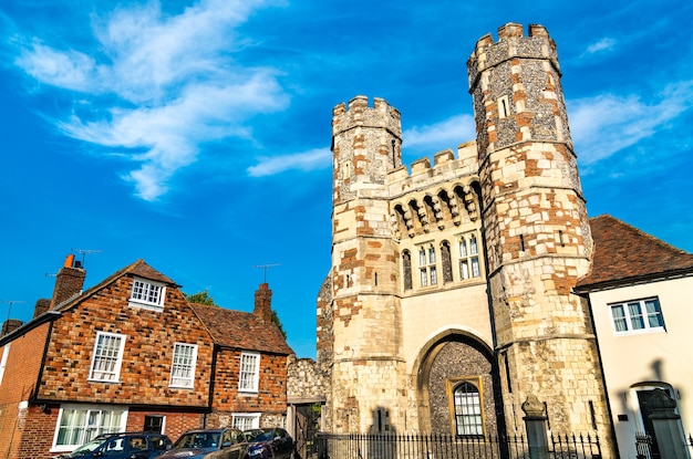 The Fyndon Gate of St. Augustine Abbey in Canterbury Kent, UK