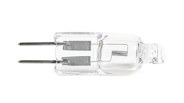 Photo g4 halogen bulb on white background