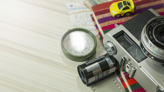 The  Gadgets for Travel on top flat lay image
