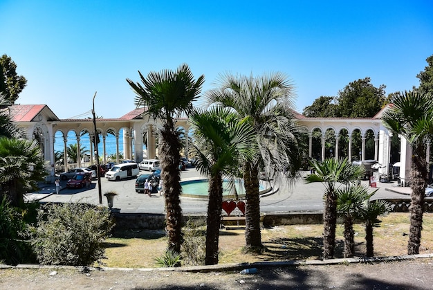 GAGRA ABKHAZIA A colonnade in Gagra The embankment in Gagra August 2019 Georgia