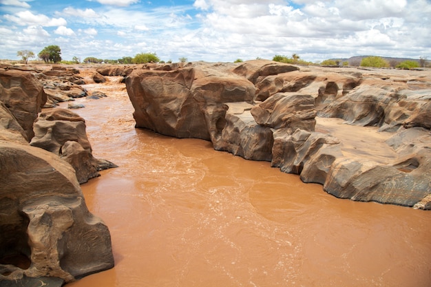 Galana river in Kenya