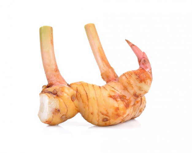 Galangal geïsoleerd.