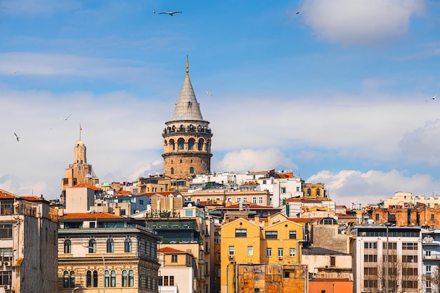 Galata Tower in Istanbul Turkey