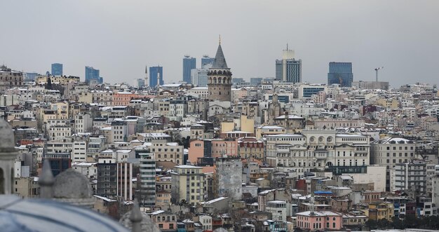 Galata Tower in Istanbul Turkey