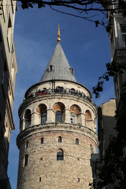 Galatatoren in Beyoglu Istanbul, Turkije