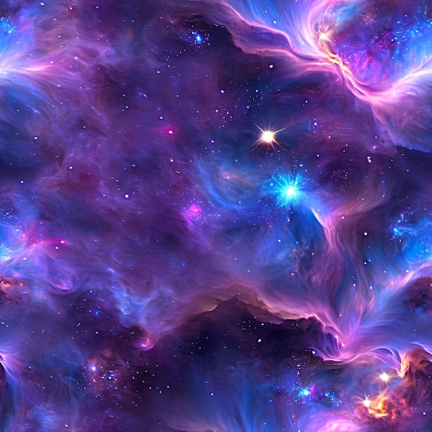 Foto abstract galaxy seamless pattern (modello senza cuciture della galassia)