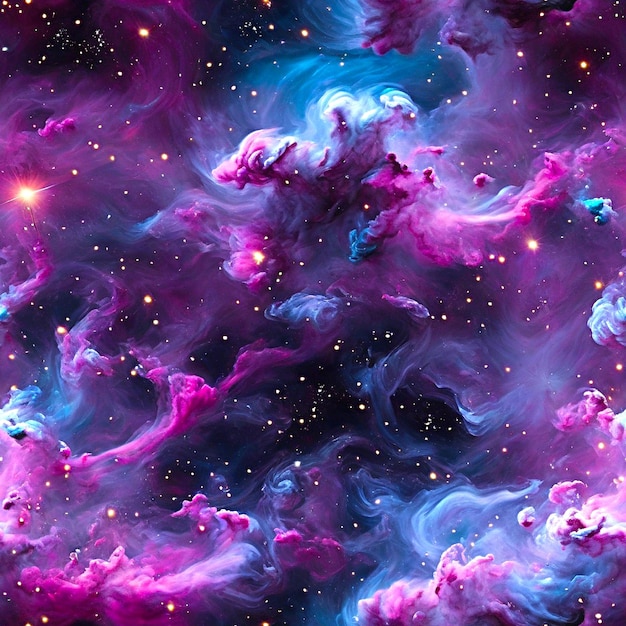 Foto abstract galaxy seamless pattern (modello senza cuciture della galassia)