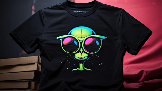 Photo galaxy alien shirt