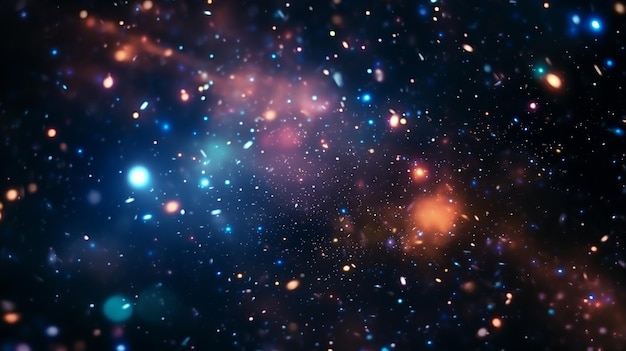 galaxy background HD 8K wallpaper Stock Photographic Image