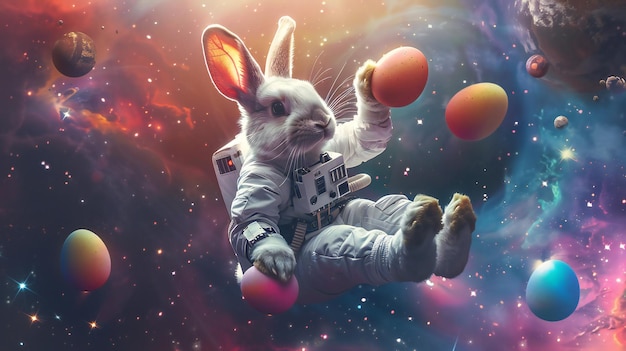 Galaxy Easter Bunny Zero Gravity Delight