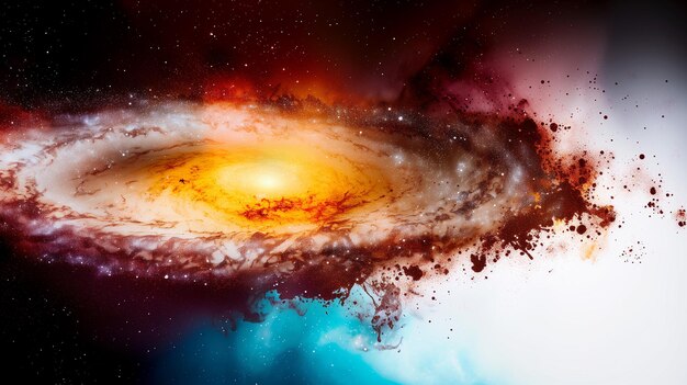 Photo galaxy in outer space