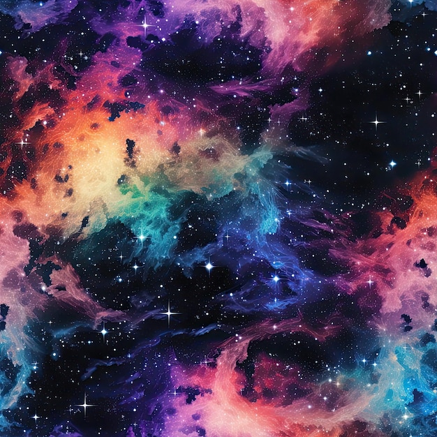 Galaxy ruimte astraal pixelpatroon