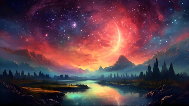 Photo galaxy sky wallpaper