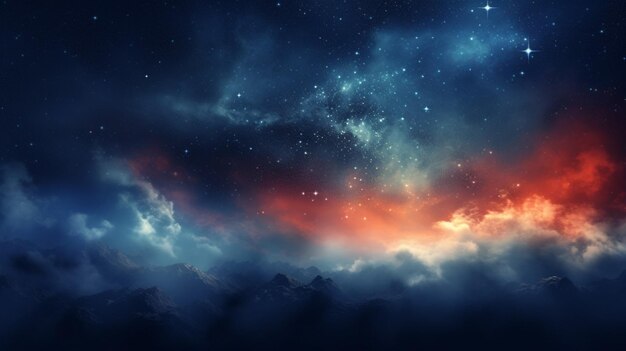 Galaxy space background