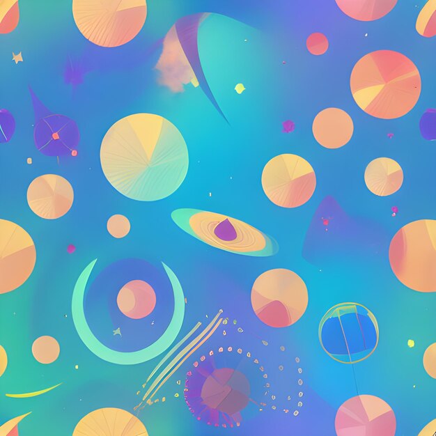 Galaxy space draw random background nebula light sky abstract element pattern design