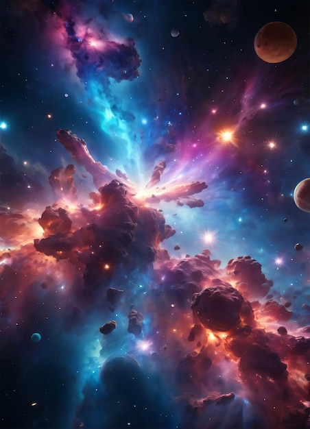 Galaxy Space Nebula Background Wallpaper