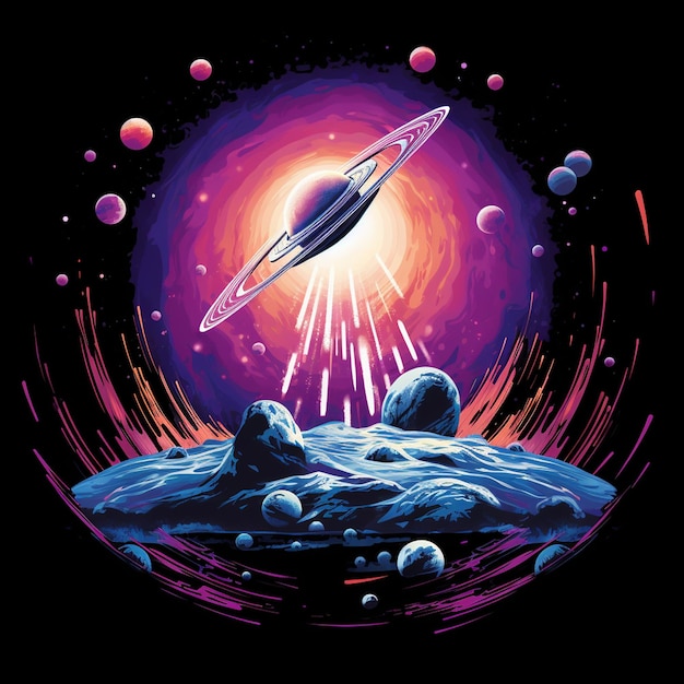 A galaxy t shirt