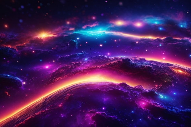 Galaxy Texture Background Space Texture Background Neon Space Background Ai Generative