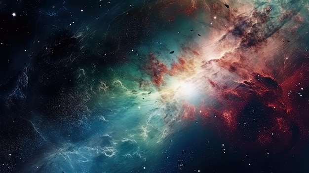 Galaxy and universe light Galaxies sky in space Planets and stars beauty of space exploration