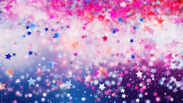 Galaxy white stars background