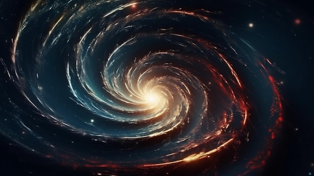 A galaxy with a spiral design and the words'galaxy'on it