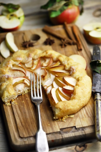 Galette met appels