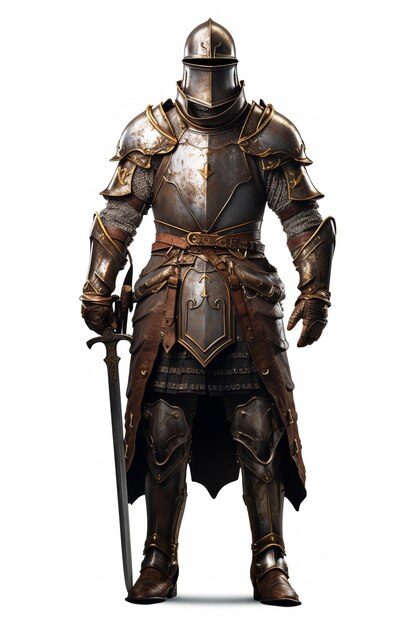 Gallant Medieval Knight AI Generated