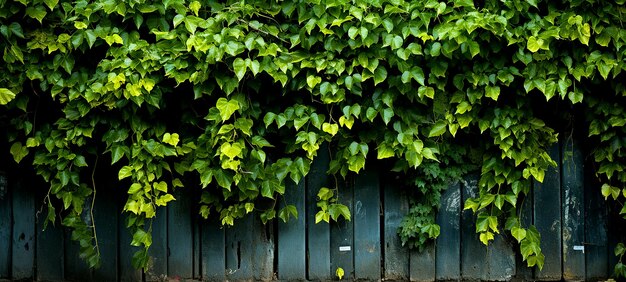 Galvanized fence Green wall background