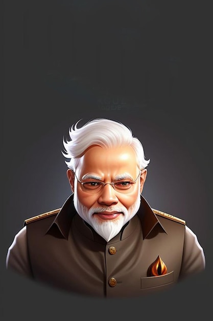 game art of Modi ji Narendra Modi ji league of legend art