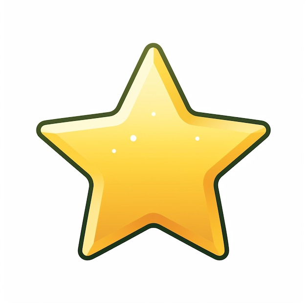 Photo a game assets golden star