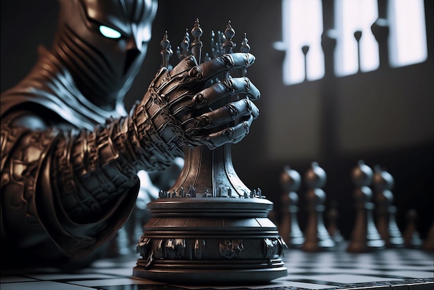 Photo the game of chess digital art