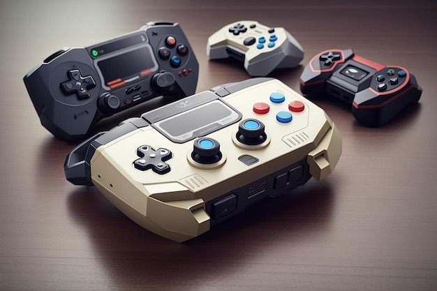 Game console mockups