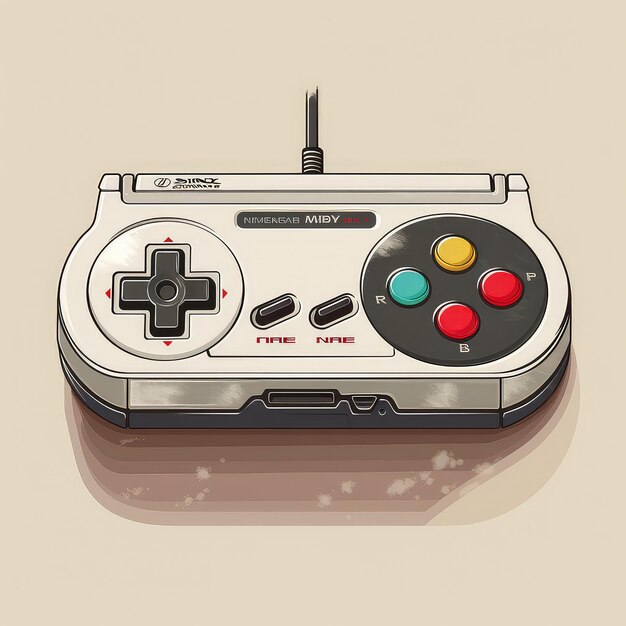 Game Console Vector Illustration