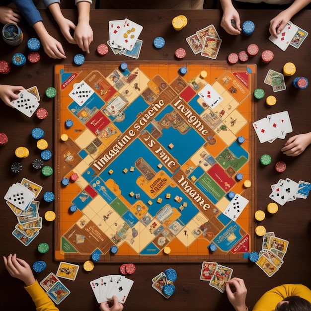 Photo a game of dominoes is being played on a table