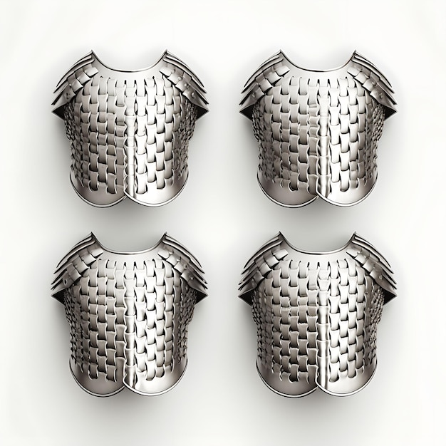 Game Item Armor Aventail Item Templar Design Chainmail Neck Cover Holyillustration collection idea