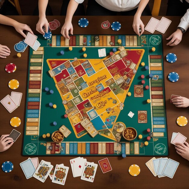 a game of poker is being played with a man in a suit