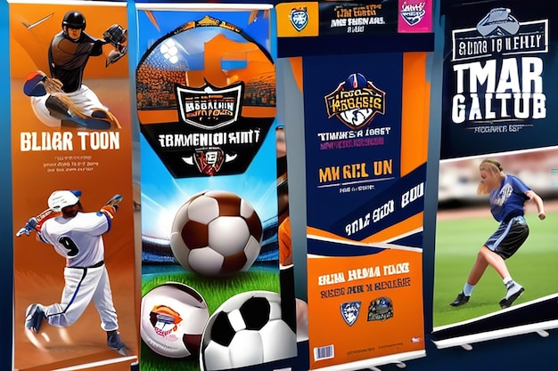 Game On Sports Event Poster Banner