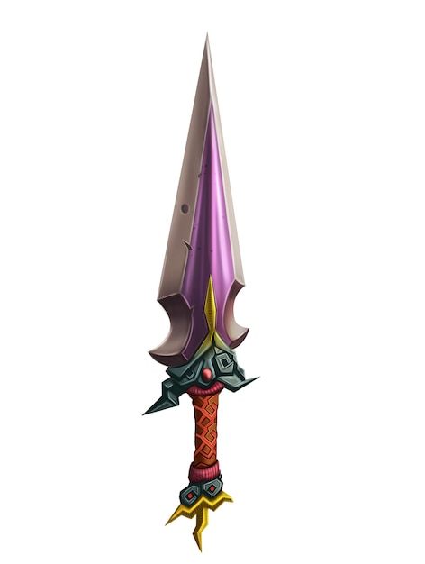 game sword sword isolated on white background